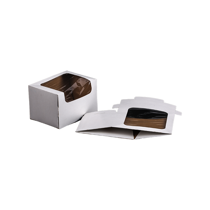 Square -Cut Sandwich Pack Box na may Mas Malapad na Bintana