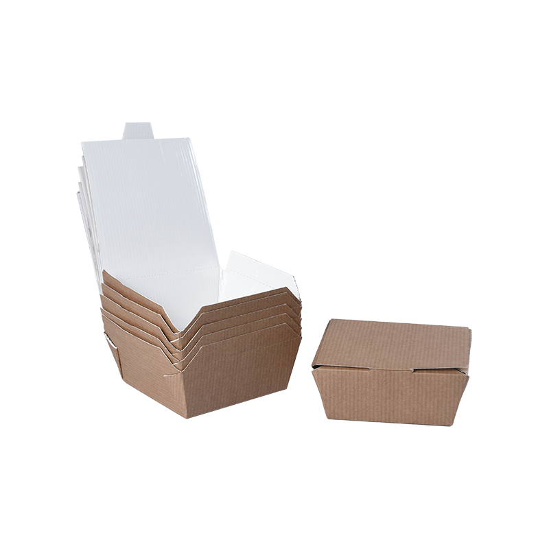 Corrugated Kraft Cardboard Lunch Box