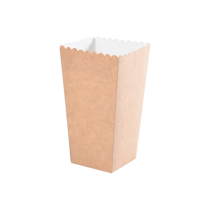 Mga Kraft Popcorn Box, Mini Popcorn Box para sa mga Dekorasyon sa Gabi ng Pelikula