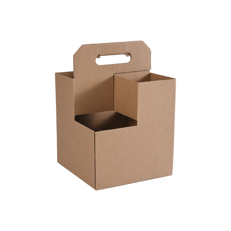Kraft Cup Drink Carrier na may Mga Handle