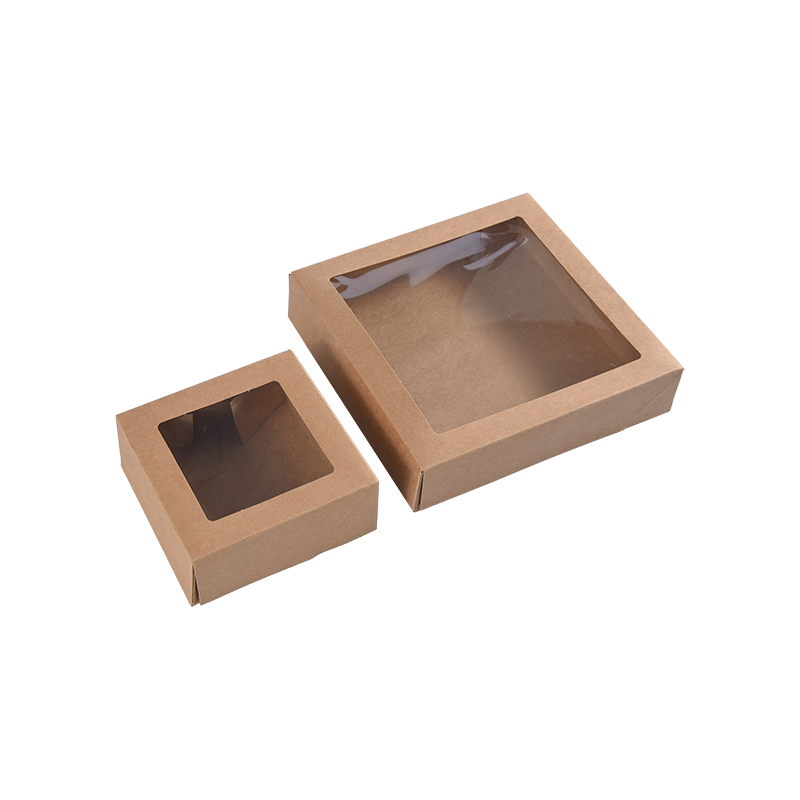Brown Kraft Small Cake Boxes para sa Cake Portions - Cookie/Brownie Bakery Boxes - Cardboard Cake Packaging Boxes para sa Treat/Regalo