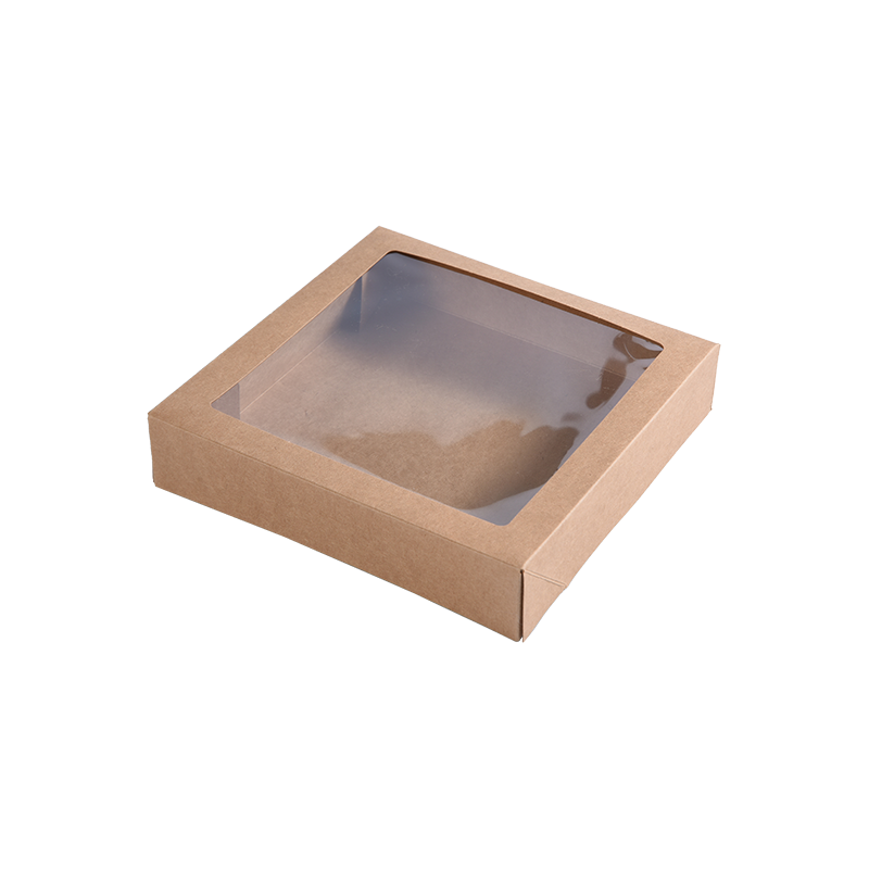 Brown Kraft Small Cake Boxes para sa Cake Portions - Cookie/Brownie Bakery Boxes - Cardboard Cake Packaging Boxes para sa Treat/Regalo