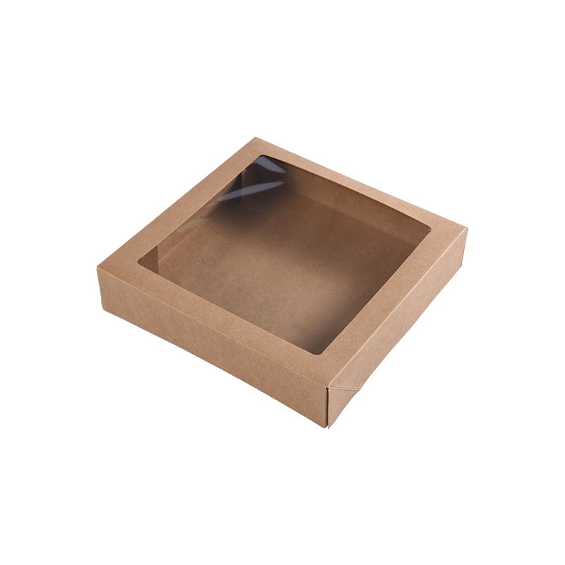 Brown Kraft Small Cake Boxes para sa Cake Portions - Cookie/Brownie Bakery Boxes - Cardboard Cake Packaging Boxes para sa Treat/Regalo