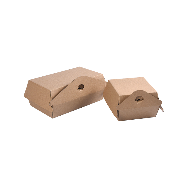 Restaurantware Corrugated Paper Burger Box